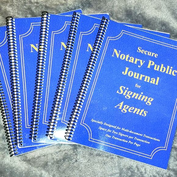 Notary Public Journal for Signing Agents - Listing is for ONE - Picture 1 of 1